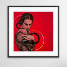 Load image into Gallery viewer, SWALLOW ME WHOLE - Acrylic Portrait Painting - Fine Art Print (Reproduction)