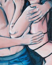 Load image into Gallery viewer, RECENTERED - Acrylic Portrait - Original Canvas Painting