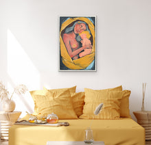 Load image into Gallery viewer, Motherhood - Original Mixed Media Canvas Artwork - Portrait Art