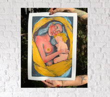 Load image into Gallery viewer, COLLECTIBLE Embellished Prints - “Motherhood” - Unique Surreal Portrait Prints
