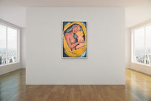 Load image into Gallery viewer, Motherhood - Original Mixed Media Canvas Artwork - Portrait Art