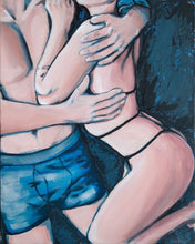 Load image into Gallery viewer, RECENTERED - Acrylic Portrait - Original Canvas Painting