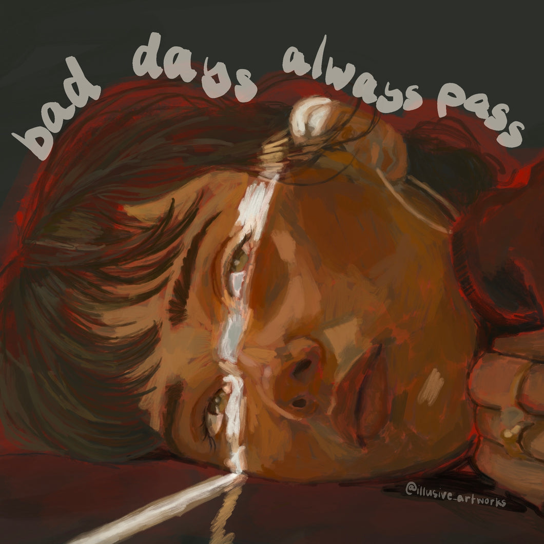 BAD DAYS ALWAYS PASS - 3” Vinyl Sticker