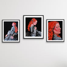 Load image into Gallery viewer, COLLECTIBLE Embellished Prints - &quot;Through the Dark&quot; Collection - Unique Portrait Prints

