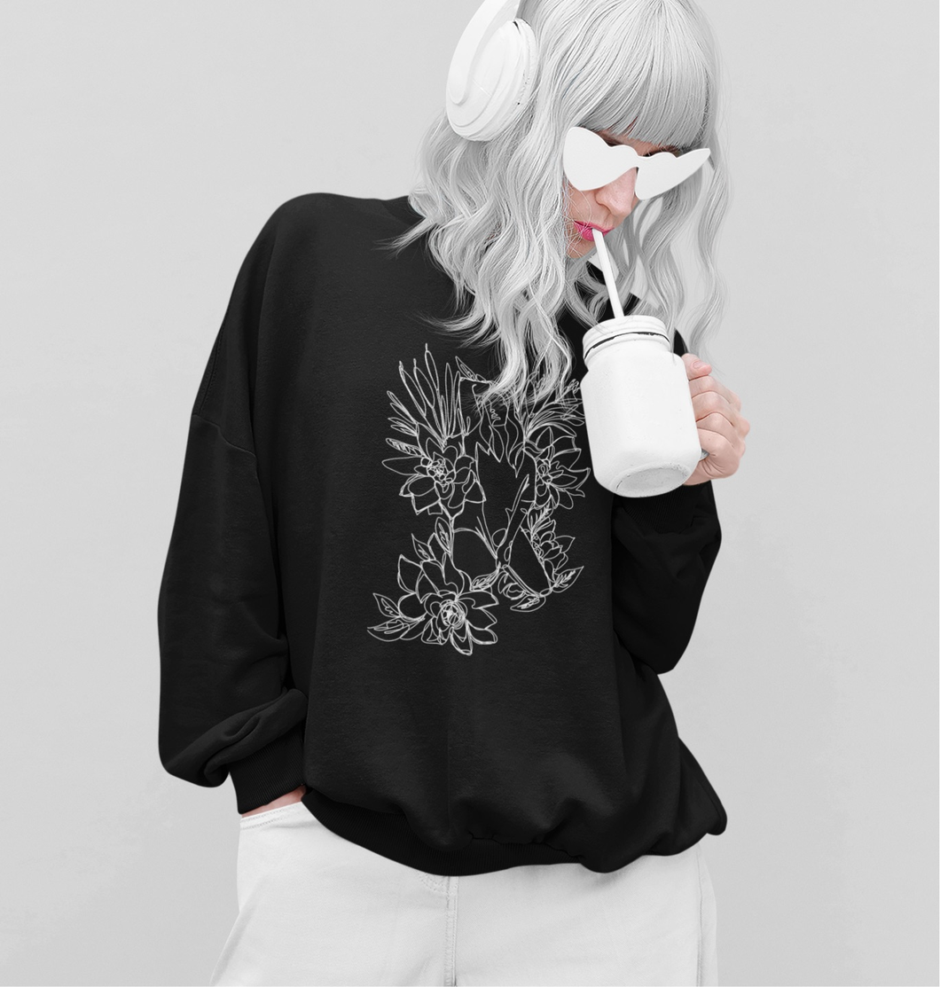 CREATION Design - CUSTOMIZABLE Crew Neck Sweater (black)
