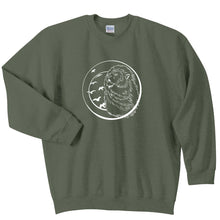 Load image into Gallery viewer, Custom Screenprinted Crew Neck Sweater - THE KING Design

