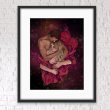 Load image into Gallery viewer, Surreal Digital Painting - “One Heart” - Fine Art Print
