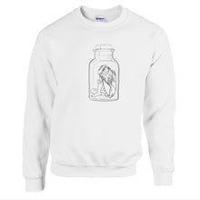 Load image into Gallery viewer, Custom Screenprinted Crew Neck Sweater - BOTTLED UP Design
